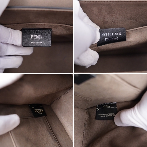 ❌️❌️SOLD❌️❌️AU18❤️ FENDI Vitello Century Opaco F Fendi Shoulder Bag - Picture 10 of 15